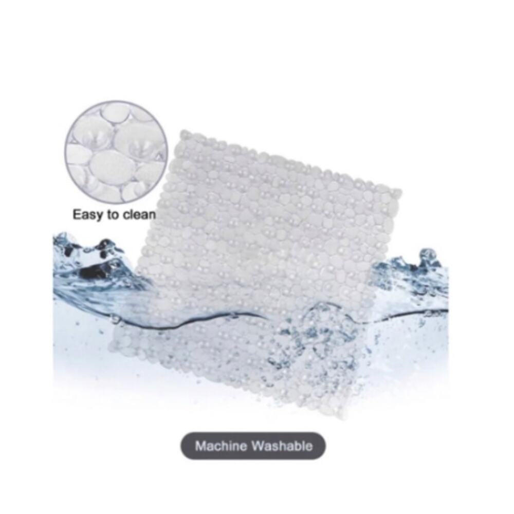 Weltrxe Bath/Shower Mat 21 x 21 inches WFBM01B - Clear